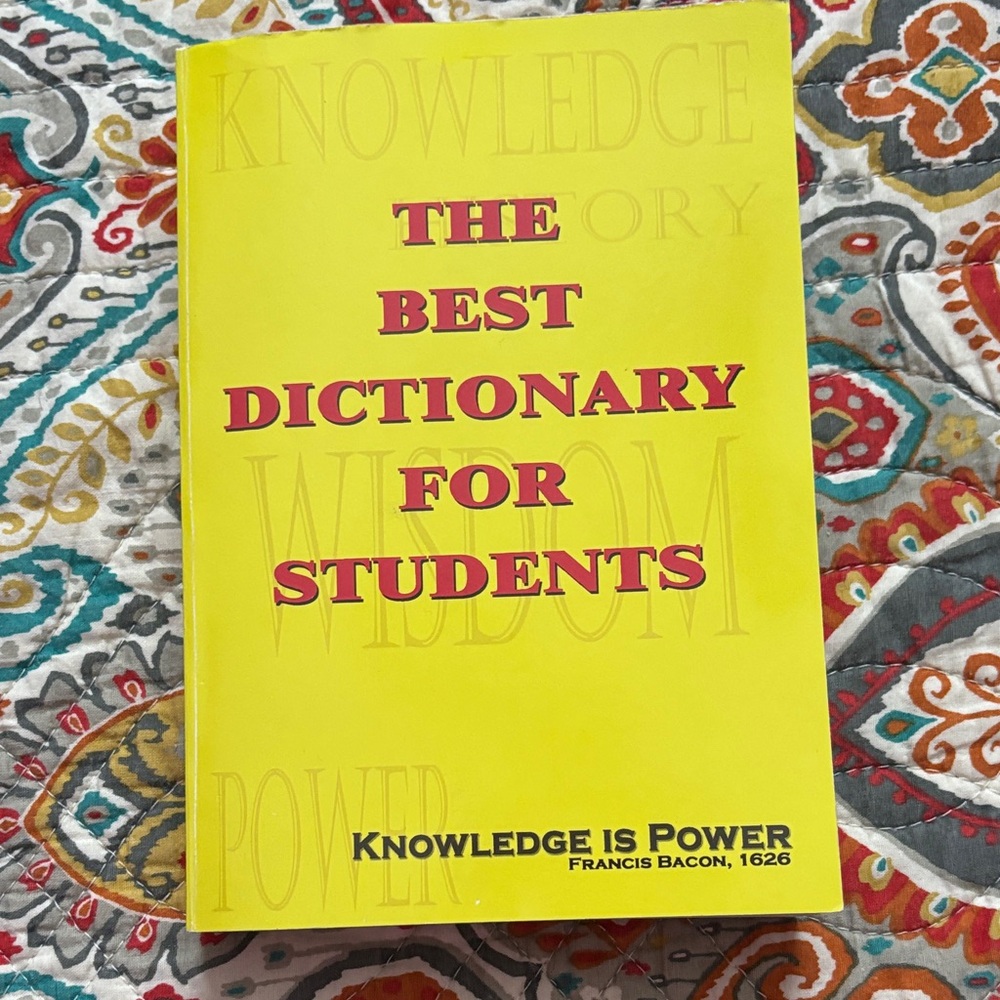Yellow Student Dictionary
